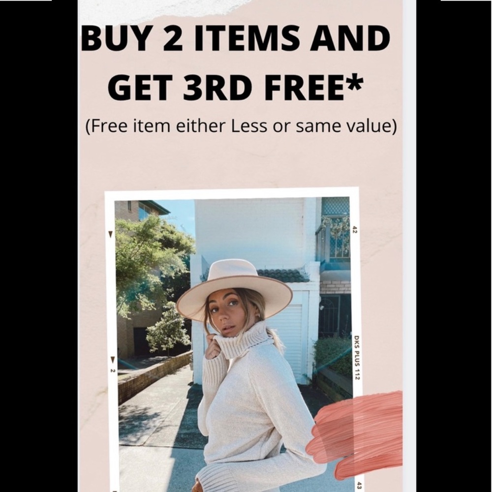 Buy three items and pay for only two